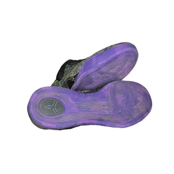 ***SOLD***Nike Kobe 9 Elite Low "Mamba Moment" iD Sneakers Size 8.5 Black Purple - Picture 5 of 6